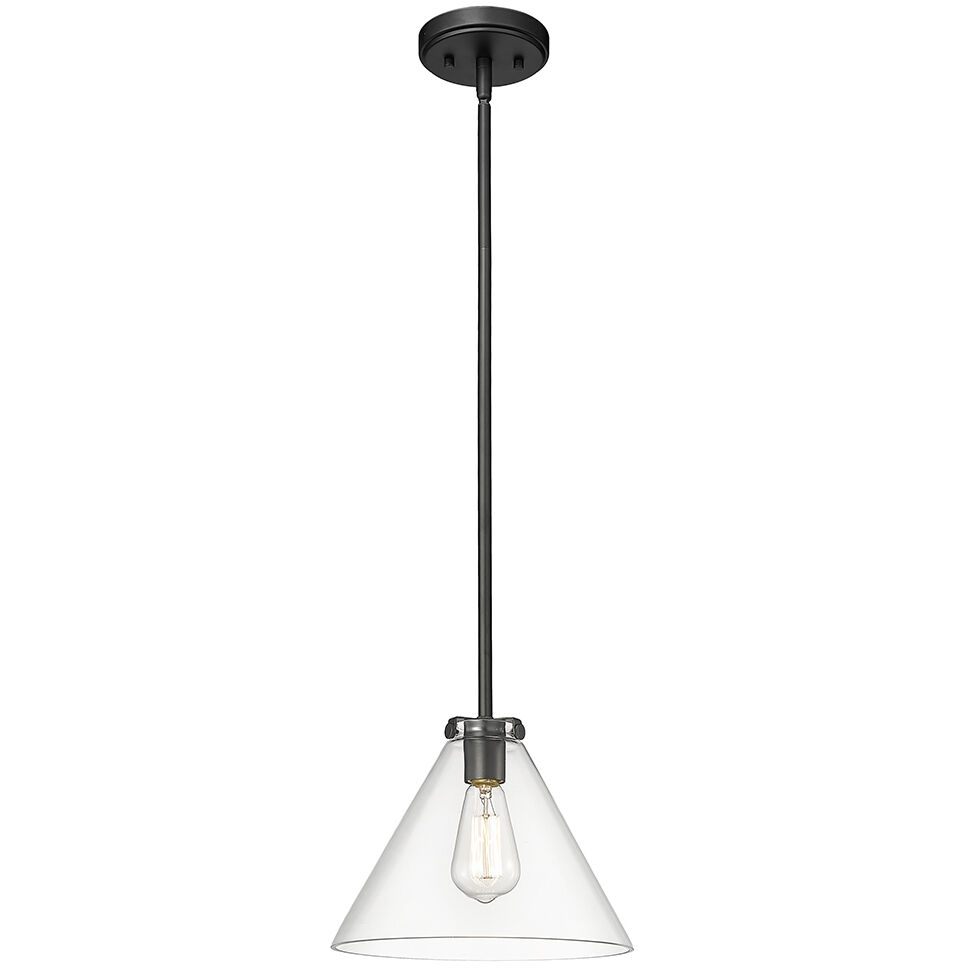 Aliza 1 Light 11 inch Matte Black Pendant Ceiling Light